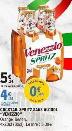 E.Leclerc Spritz - cocktail sans alcool offre