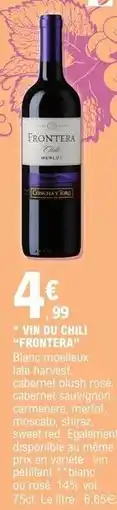 E.Leclerc Toro - vin du chili offre