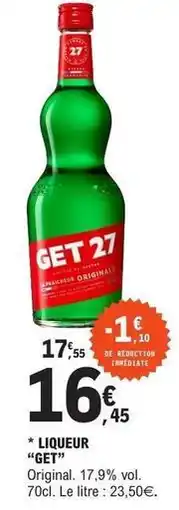 E.Leclerc Get - liqueur offre