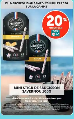 Utile Savernou Mini stick de saucisson offre