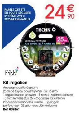 Brico Pro TECHNO Kit irrigation offre