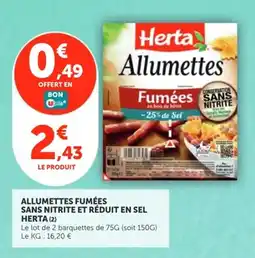 Utile Herta Allumettes offre