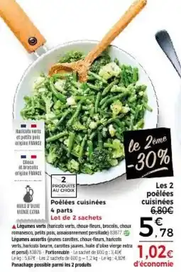 Thiriet Poêlées cuisinées offre