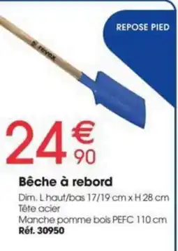 Brico Pro REVOX Bêche à rebord offre