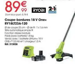 Brico Pro RYOBI Coupe-bordures 18 V One+ offre