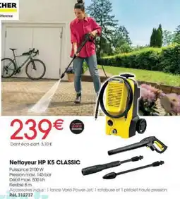 Brico Pro KARCHER Nettoyeur HP K5 CLASSIC offre