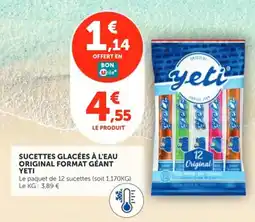 Utile Yeti Sucettes glacées à l'eau offre