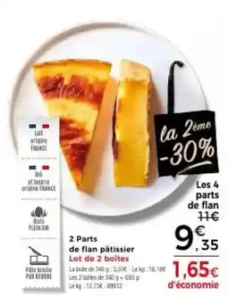 Thiriet Flan pâtissier offre