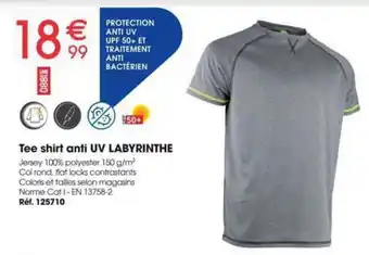 LABYRINTHE Tee shirt anti UV