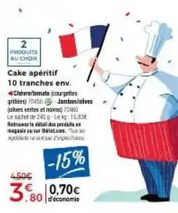 Thiriet Cake apéritif offre