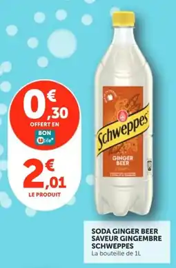 Utile Schweppes Soda Ginger Beer offre
