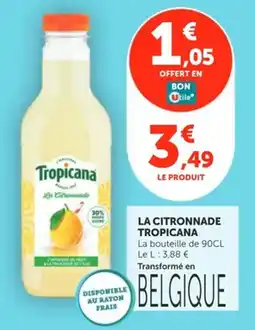 Utile Tropicana Citronnade offre