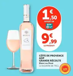 Utile BERNE Côte de Provence AOP Grande Récolte offre