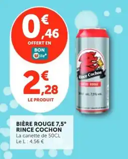 Utile Rince Cochon Bière Rouge offre