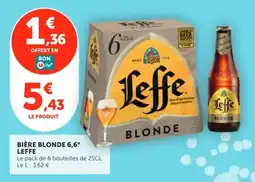 Utile Leffe Bière blonde offre
