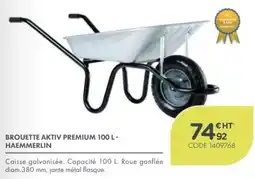 Point Vert HAEMMERLIN Brouette Aktiv Premium 100 L offre