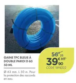 Point Vert GAINE TPC BLEUE À DOUBLE PAROI offre