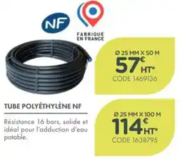 Point Vert TUBE POLYÉTHYLÈNE NF offre