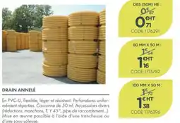 Point Vert Drain annele offre
