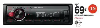 E.Leclerc L'Auto Pioneer autoradio mvh-330dab offre