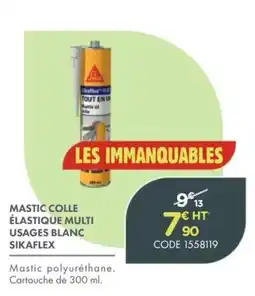 Point Vert SIKAFLEX Mastic colle élastique multi usages blanc offre