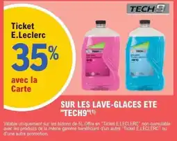 E.Leclerc L'Auto TECH9 Lave-glaces offre
