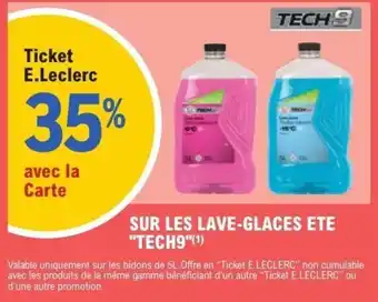 TECH9 Lave-glaces