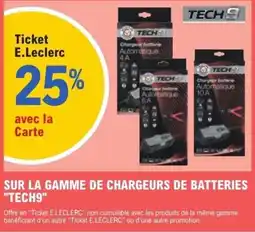 E.Leclerc L'Auto Tech9 chargeur batterie automatique offre