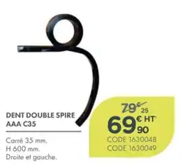 Point Vert DENT DOUBLE SPIRE AAA C35 offre