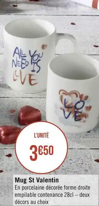 Mug st valentin