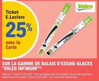 E.Leclerc L'Auto Valeo Balais d'essuie-glaces offre