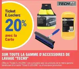 E.Leclerc L'Auto Tech9 accessoires de lavage offre