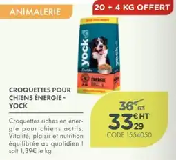 Point Vert YOCK Croquettes pour chiens énergie offre