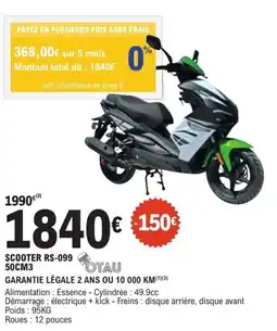 E.Leclerc L'Auto SCOOTER RS-099 offre