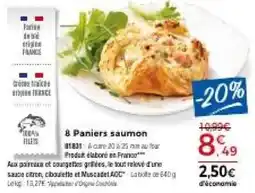Thiriet 8 Paniers saumon offre