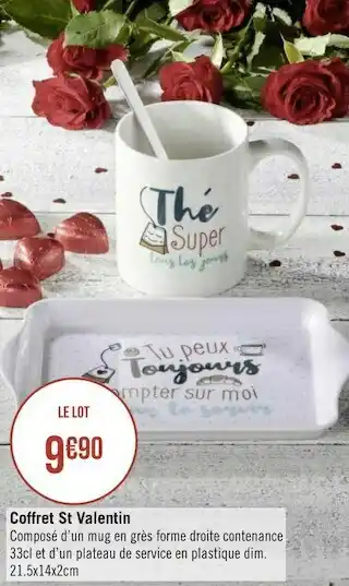 Géant Casino Coffret st valentin offre