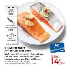 Thiriet Arc-en-Ciel Pavés de truite offre