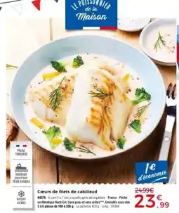 Thiriet LE POISSONNIER de la Maison Cœurs de filets de cabillaud offre