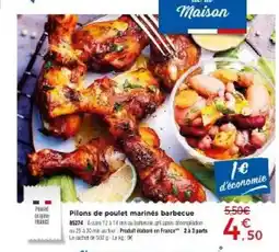 Thiriet de la Maison Pilons de poulet marinés barbecue offre