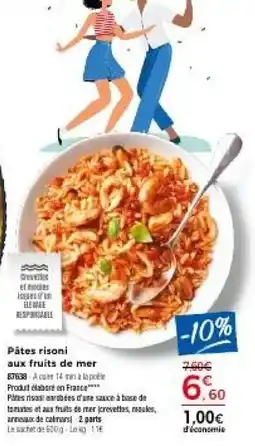 Thiriet Pâtes risoni aux fruits de mer offre