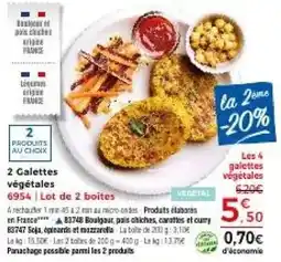 Thiriet Galettes végétales offre
