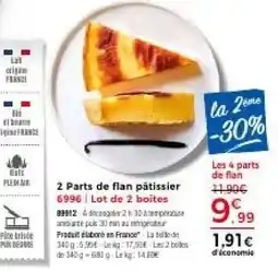 Thiriet Flan pâtissier offre