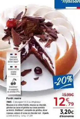 Thiriet Forêt noire offre