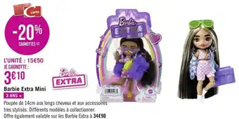 Géant Casino Barbie barbie extra min offre