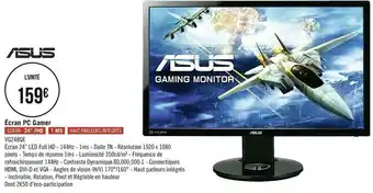 Géant Casino Asus écran pc gamer offre