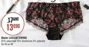 Géant Casino Bestform boxer luccia swing offre
