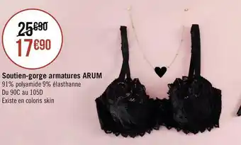 Géant Casino Sans complexe soutien-gorge armatures arum offre