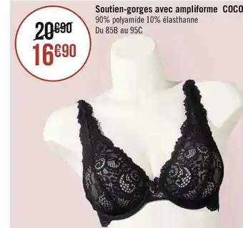 Géant Casino Soutien-gorges avec ampliforme coco offre