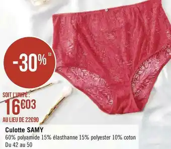 Géant Casino Hechter studio culotte samy offre