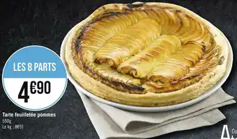 Tarte feuilletée pommes